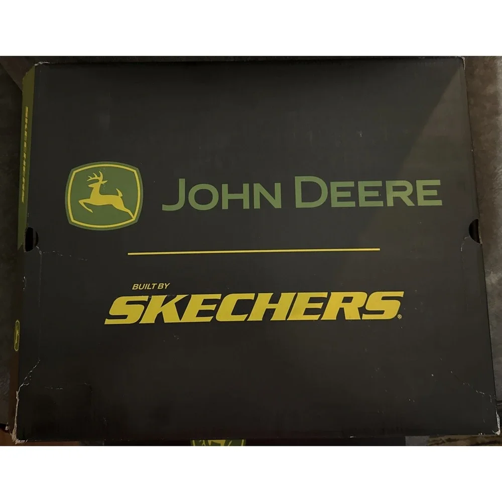 SKECHERS JOHN DEERE MOSSY OAK SHAFT WATERPROOF COMPOSITE TOE WORK BOOT Sz 10